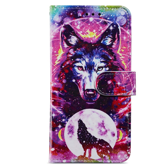 For Blackview A53 Pro Painted Pattern Horizontal Flip Leather Phone Case(Wolf Totem) by buy2fix