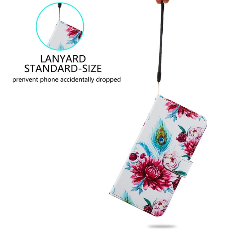 For Ulefone Note 14 Painted Pattern Horizontal Flip Leather Phone Case(Peacock Flower) by buy2fix