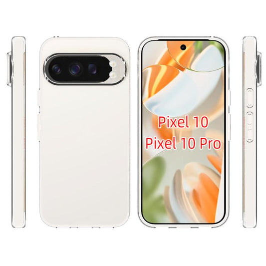 For Google Pixel 10 / 10 Pro Waterproof Texture TPU Phone Case(Transparent) - Google Cases by buy2fix | Online Shopping UK | buy2fix