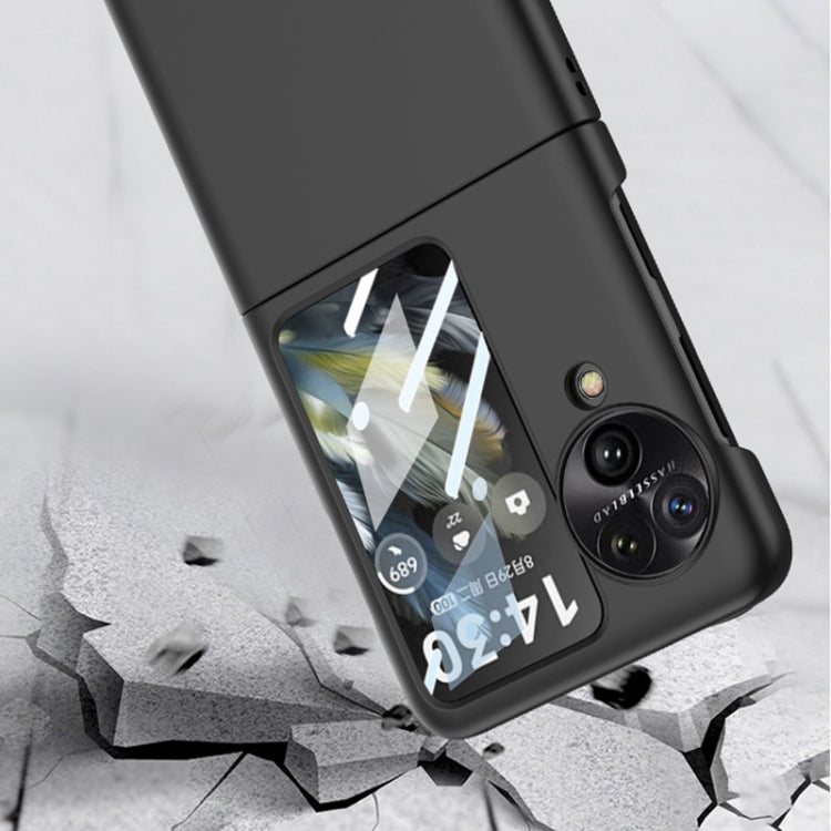 For OPPO Find N3 Flip GKK Integrated Ultra-thin Full Coverage Protective Phone Case(Gold) by GKK