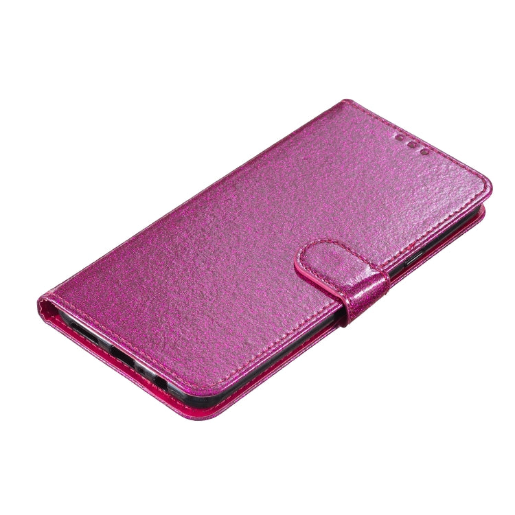 For Blackview A55 Pro Glitter Powder Flip Leather Phone Case(Rose Red) by buy2fix