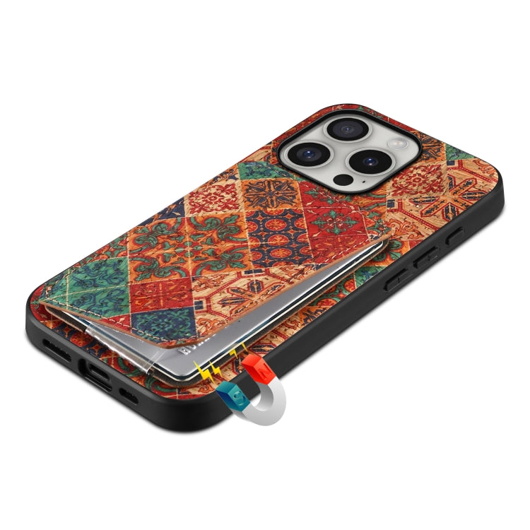 For iPhone 16 Pro Max Dual Card Slot Holder Phone Case(Winter Blue) by buy2fix