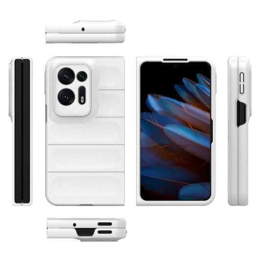 For OPPO Find N2 Magic Shield Fold PC Shockproof Phone Case(White) by buy2fix