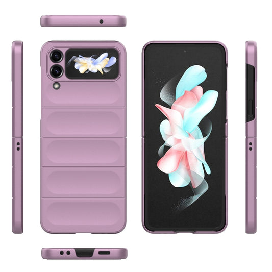 For Samsung Galaxy Z Flip4 5G Magic Shield Fold PC Shockproof Phone Case(Purple) by buy2fix