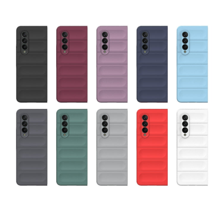 For Samsung Galaxy Z Fold3 5G Magic Shield Fold PC Shockproof Phone Case(Purple) by buy2fix