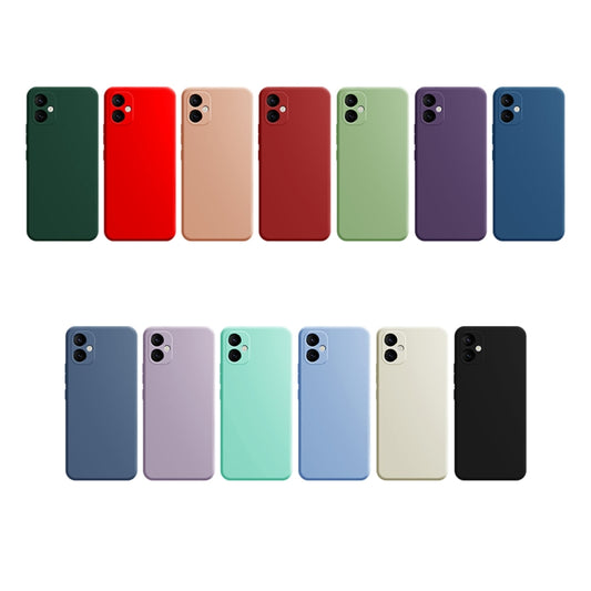 For Samsung Galaxy A05 Imitation Liquid Silicone Phone Case(Pink) by buy2fix