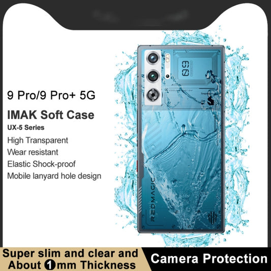For ZTE nubia Red Magic 9 Pro 5G/9 Pro+ 5G imak UX-5 Series Transparent Shockproof TPU Protective Case(Transparent) by imak