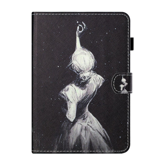 For Lenovo Tab M11/ Xiaoxin Pad 11 2024 Coloured Drawing Stitching Smart Leather Tablet Case(Star Girl) by buy2fix
