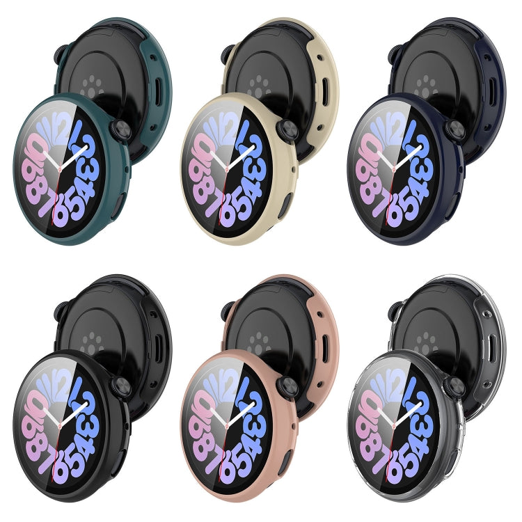 For vivo Watch 3 PC + Tempered Glass Film Integrated Watch Case(Transparent White) by buy2fix