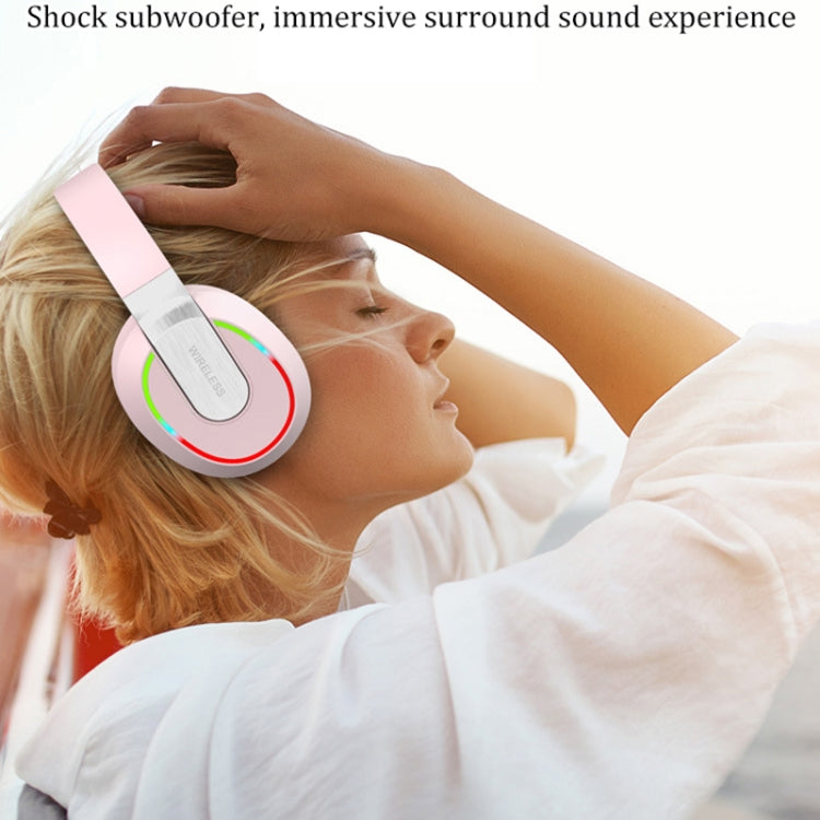L850 Foldable ENC Noise Reduction Wireless Bluetooth Earphone with Microphone(Pink) by buy2fix
