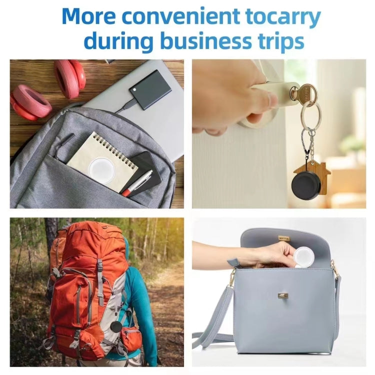 For Samsung Galaxy Watch Series Portable Smart Watch Magnetic Wireless Charger(White) by buy2fix