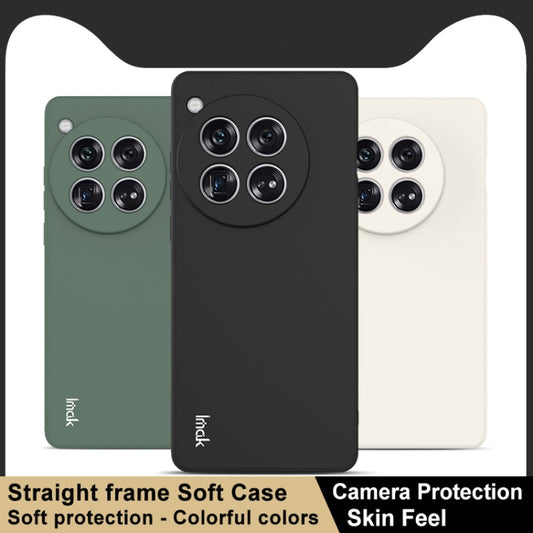For OnePlus 12 5G imak UC-4 Series Straight Edge TPU Phone Case(Black) by imak