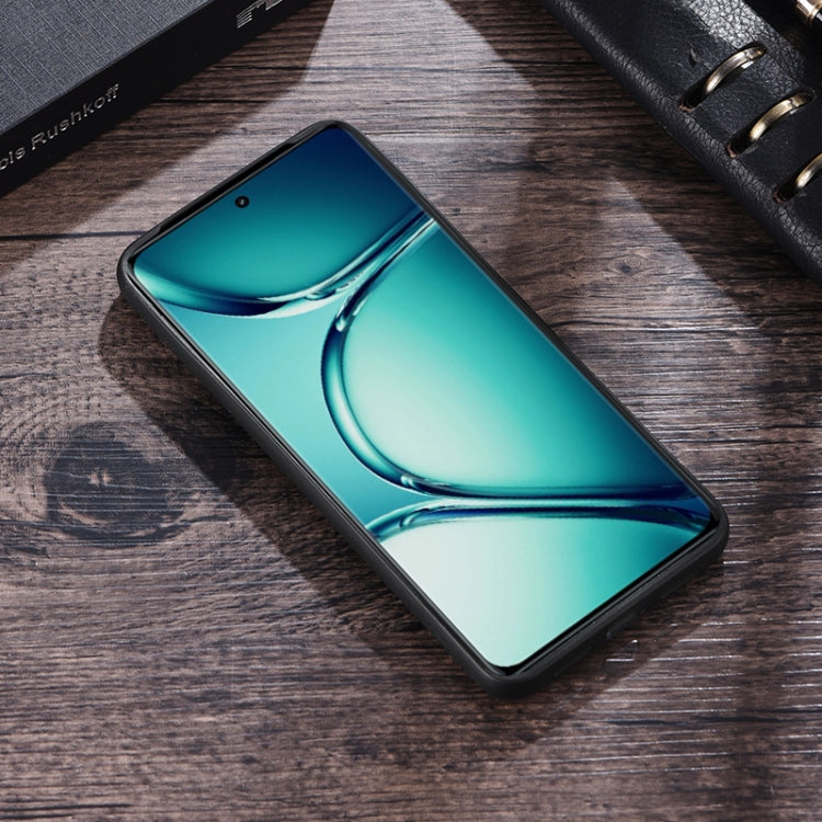 For OnePlus 12 Cloth Texture PU + TPU Phone Case(Blue) by buy2fix