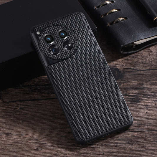 For OnePlus 12 Nylon Cloth Texture +TPU Phone Case(Black) by buy2fix