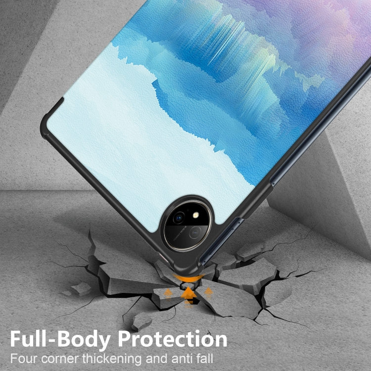 For Huawei MatePad Pro 11 2024 / 2022 Coloured Drawing 3-Fold Smart Leather Tablet Case(Dream Deer) by buy2fix