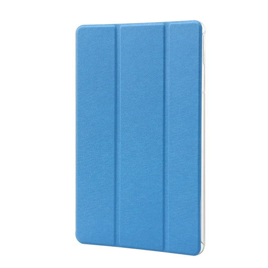 For Huawei MatePad Pro 11 2024 Silk Texture 3-Fold Leather Tablet Case(Light Blue) by buy2fix