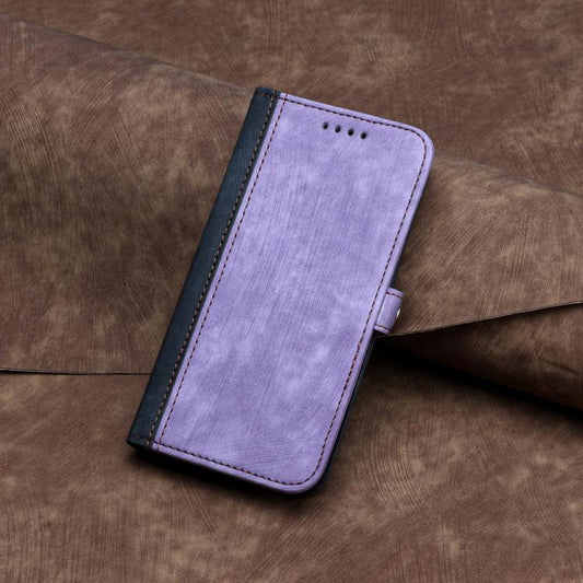 For Google Pixel 10 / Pixel 10 Pro Side Buckle Double Fold Hand Strap Leather Phone Case(Purple) - Google Cases by buy2fix | Online Shopping UK | buy2fix