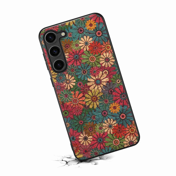 For Samsung Galaxy S23 FE 5G Four Seasons Flower Language Series TPU Phone Case(Spring Green) by buy2fix