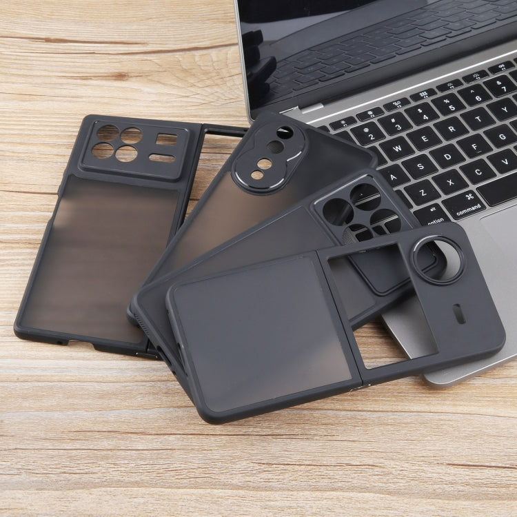 For OnePlus 11 Fine Pore Matte Black TPU + PC Phone Case by buy2fix