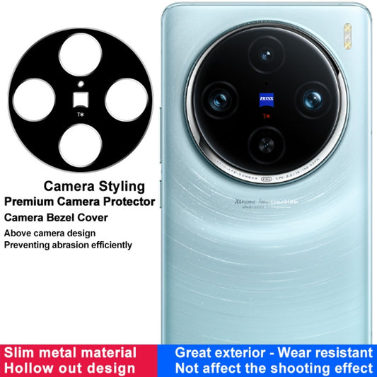 For vivo X100 Pro 5G IMAK Metal Camera Lens Protector Cover by imak