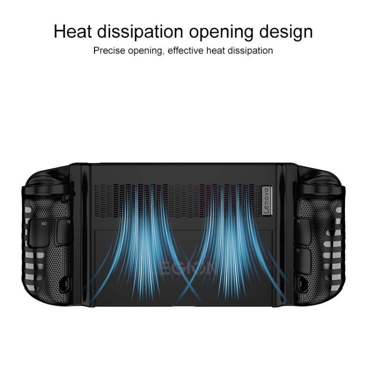 For Lenovo Legion Go TPU Game Console Protective Case(Black) by buy2fix