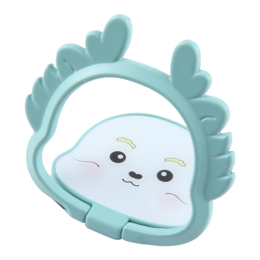 Cartoon Dragon Phone Metal Rotatable Ring Holder(Blue) - Ring Holder by buy2fix | Online Shopping UK | buy2fix