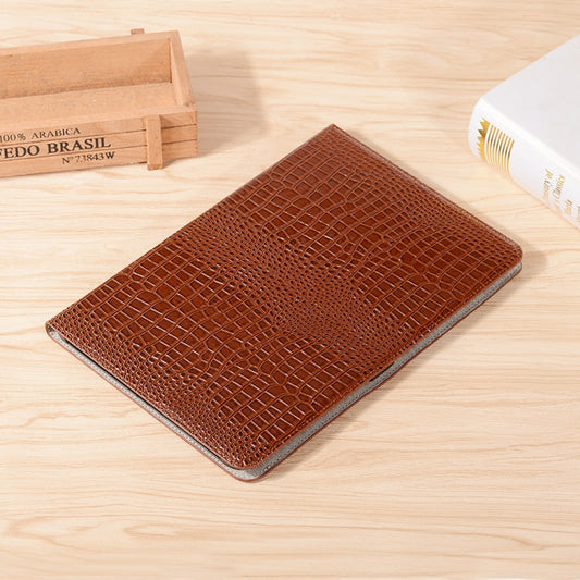 For Samsung Galaxy Tab S9 FE Crocodile Texture Leather Tablet Case(Brown) by buy2fix