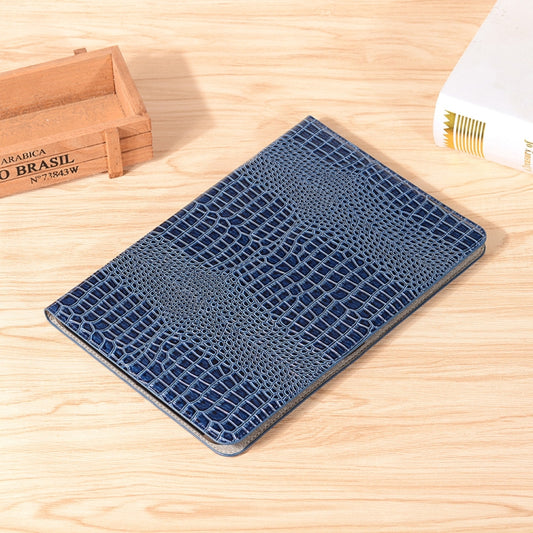 For Samsung Galaxy Tab S9 FE Crocodile Texture Leather Tablet Case(Blue) by buy2fix