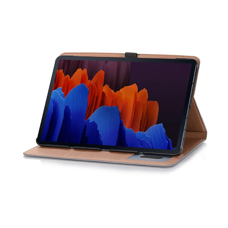 For Samsung Galaxy Tab S9 FE Retro Book Leather Tablet Case(Grey) by buy2fix