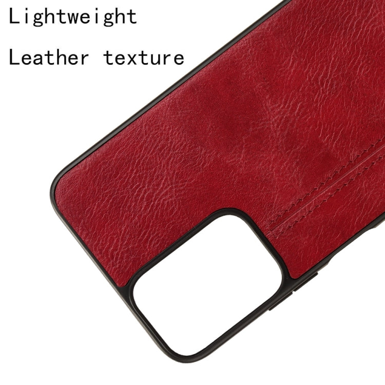 For Motorola Moto G Power 5G 2024 Cow Pattern Sewing Back Cover Phone Case(Red) by buy2fix