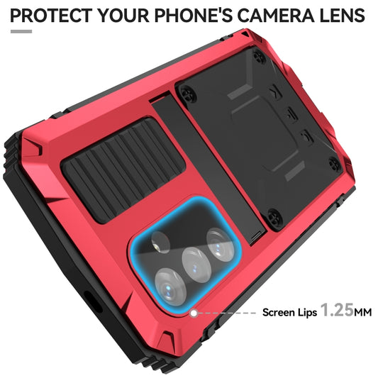 For Samsung Galaxy S24 5G R-JUST Life Waterproof Dustproof Shockproof Phone Case(Red) by R-JUST