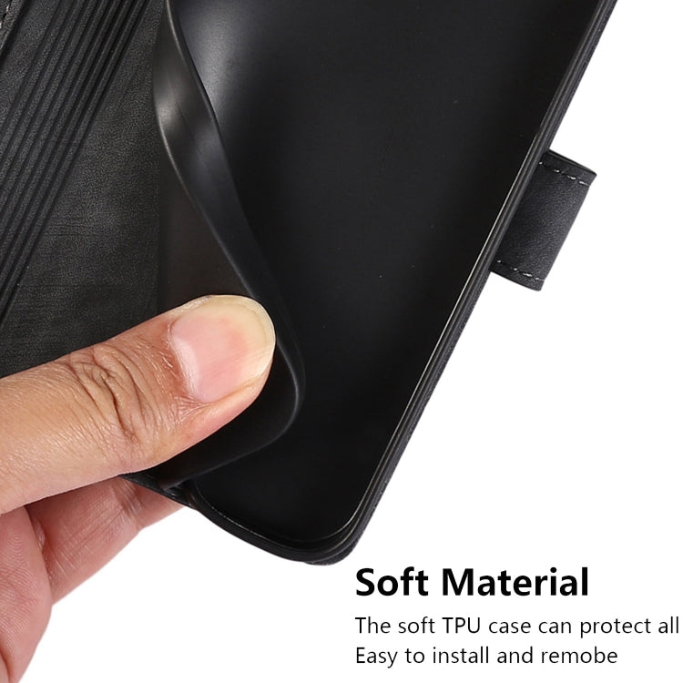 For Samsung Galaxy S24+ / S25+ 5G Orchid Butterfly Embossed Leather Phone Case(Black) by buy2fix