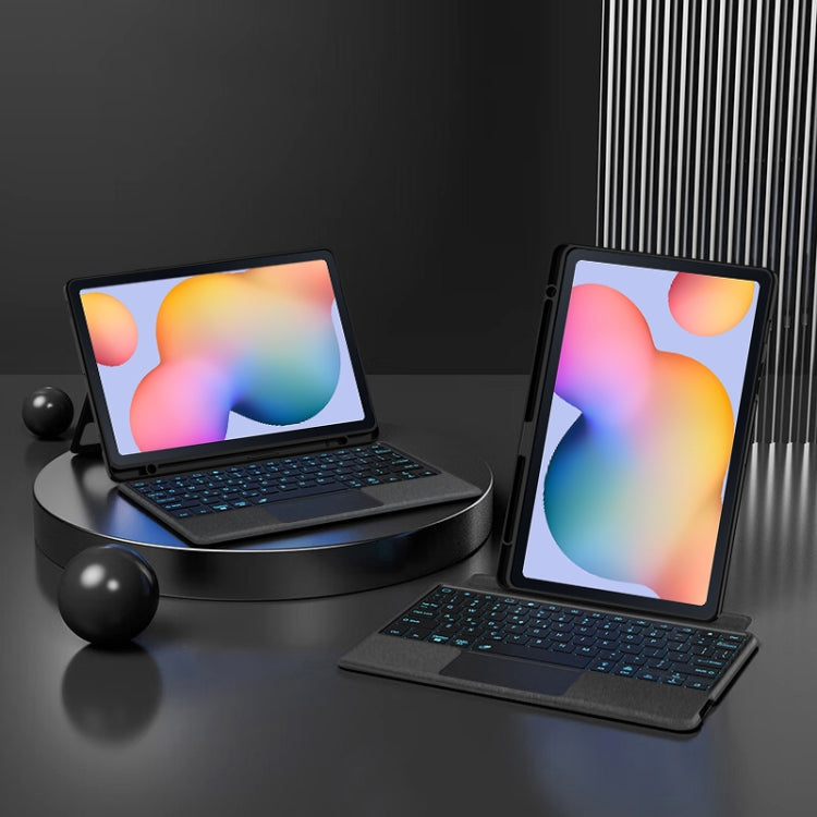 For Samsung Galaxy Tab S6 Lite 2020 / 2022 YJ-P610 Split Bluetooth Keyboard Leather Tablet Case by buy2fix