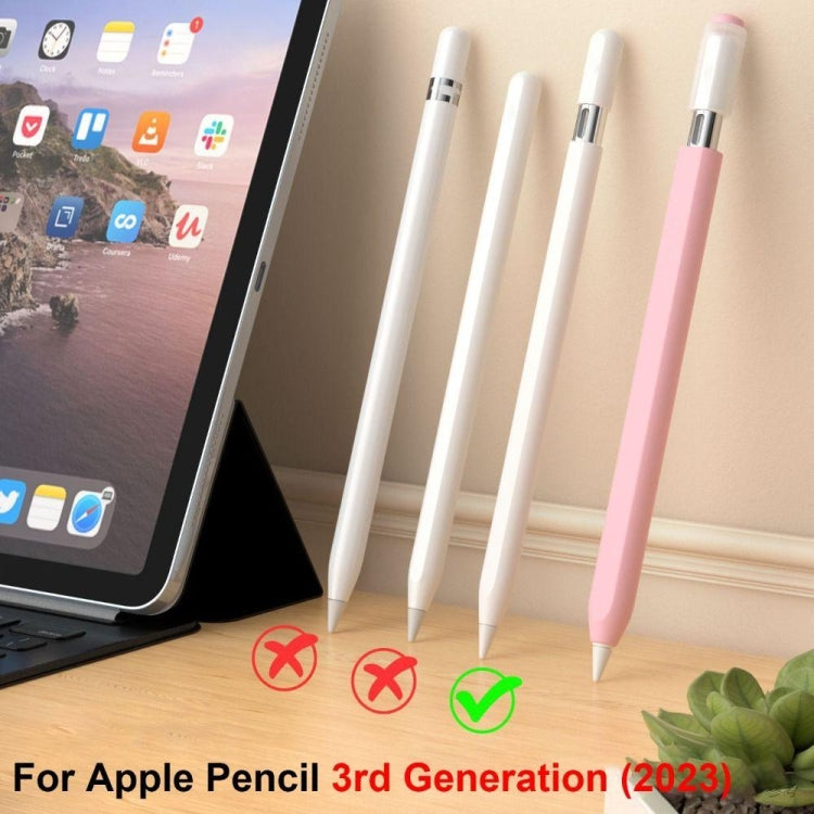 For Apple Pencil (USB-C) Jelly Silicone Stylus Pen Protective Cover(Grey) by buy2fix
