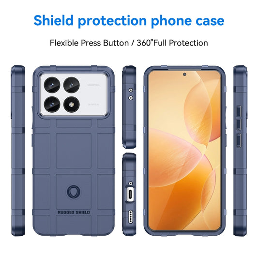For Xiaomi Redmi K70 Full Coverage Shockproof TPU Phone Case(Blue) by buy2fix
