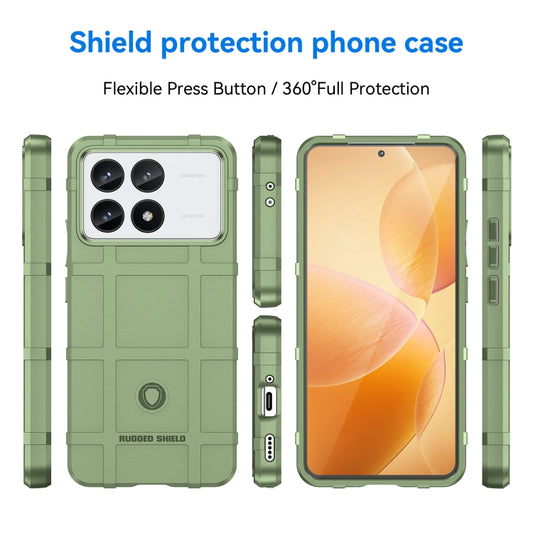 For Xiaomi Redmi K70 Full Coverage Shockproof TPU Phone Case(Green) by buy2fix
