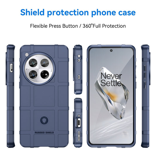 For OnePlus 12 Full Coverage Shockproof TPU Phone Case(Blue) by buy2fix