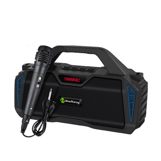 NewRixing NR6011 20W Portable Wireless Bluetooth Speaker TWS Subwoofer(Blue) by NewRixing