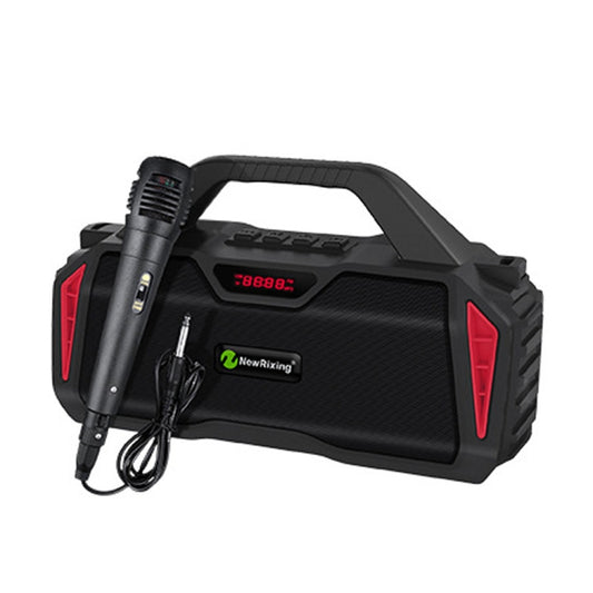 NewRixing NR6011 20W Portable Wireless Bluetooth Speaker TWS Subwoofer(Red) by NewRixing