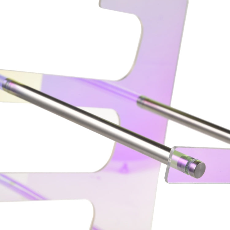 Acrylic Colorful Keyboard Storage Display Stand, Style:Three Layer by buy2fix