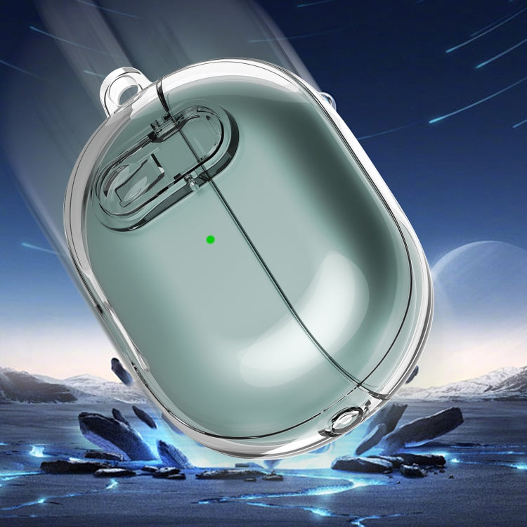 For Huawei FreeBuds Pro 3 Wireless Earphone TPU+PC Protective Case with Metal Buckle(Transparent Black) by buy2fix