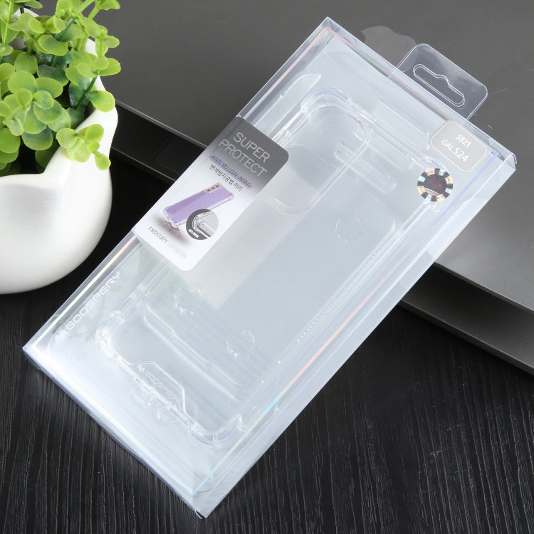 For Samsung Galaxy S24 5G MERCURY GOOSPERY SUPER Four-Corner Shockproof TPU Phone Case(Transparent) by GOOSPERY