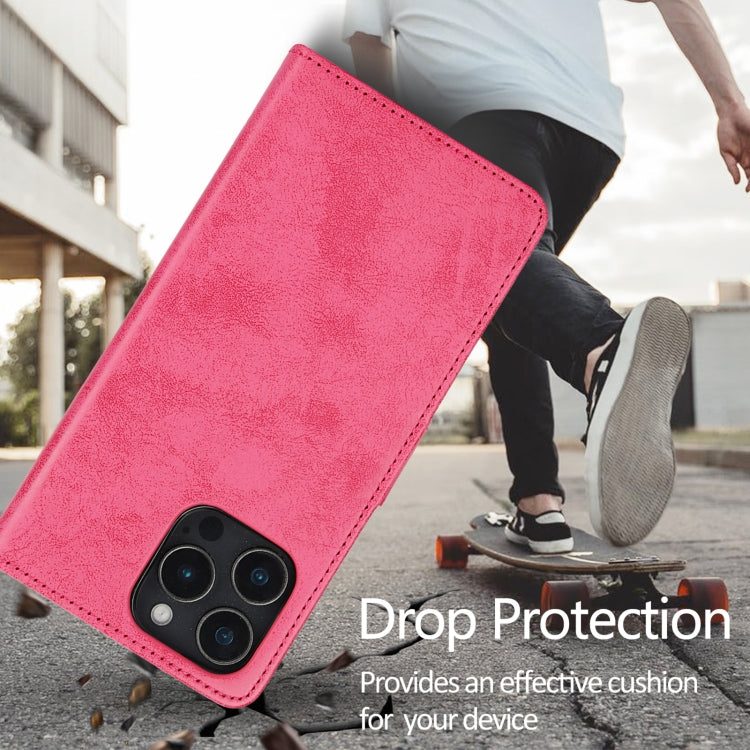 For iPhone 16 Pro 2 in 1 Detachable Phone Leather Case(Pink) by buy2fix