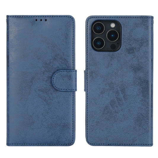 For iPhone 16 Pro 2 in 1 Detachable Phone Leather Case(Dark Blue) by buy2fix