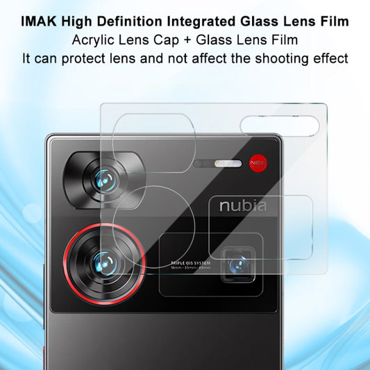 For ZTE nubia Z60 Ultra 5G imak Integrated Rear Camera Lens Tempered Glass Film with Lens Cap by imak