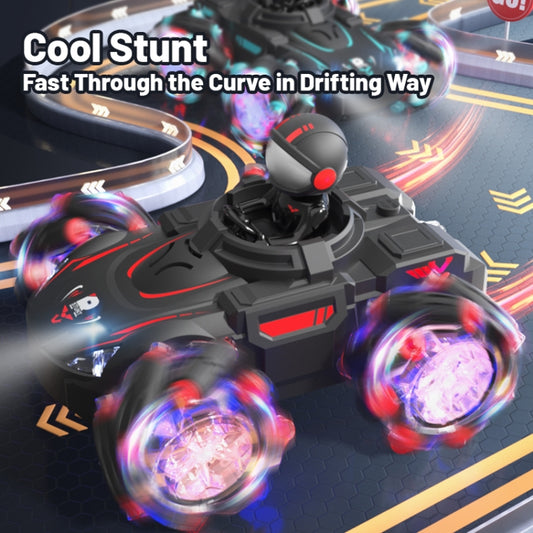 Q169 2.4G Magic Color Projection Stunt Remote Control Car(Black Blue) by buy2fix