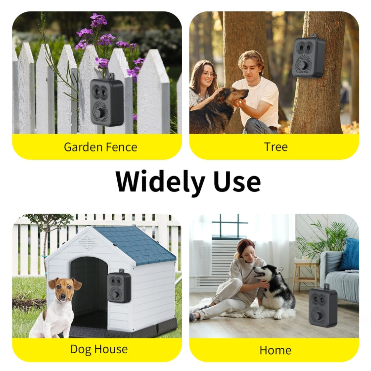 N20 Portable Fully Automatic Ultrasonic Dog Training Device(Black) by buy2fix