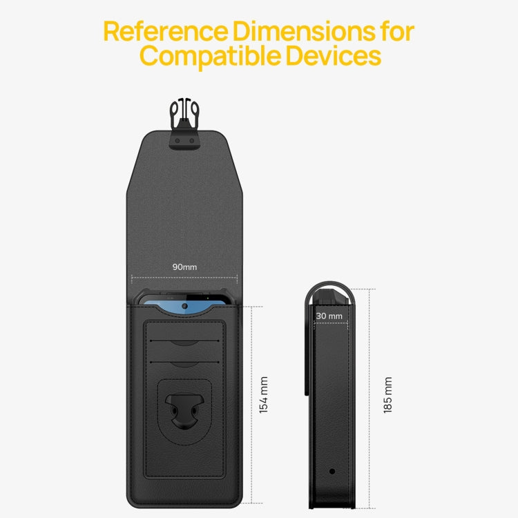 For Ulefone Armor 24 Ulefone Armor Holster Multi-Purpose Phone Pouch Waist Bag(Black) by Ulefone