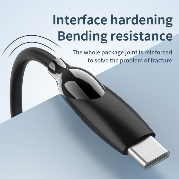 1.2m 100W USB-C / Type-C to USB-C / Type-C + 8 Pin Fast Charging Data Cable(Black) by buy2fix