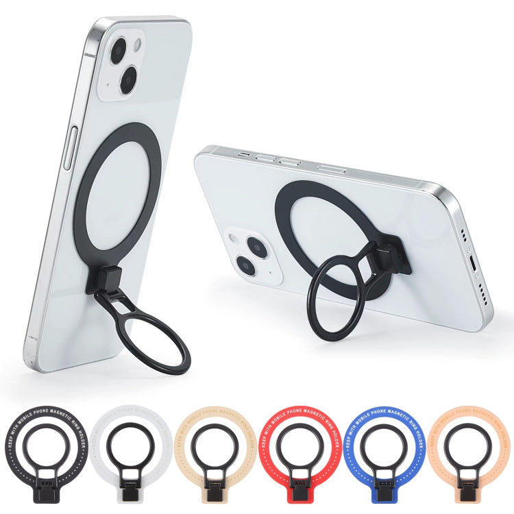 CPS-050 Adhesive MagSafe Magnetic Ring Phone Ring Holder(Silver) by buy2fix